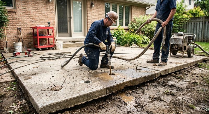 Concrete Leveling in Des Moines, IA