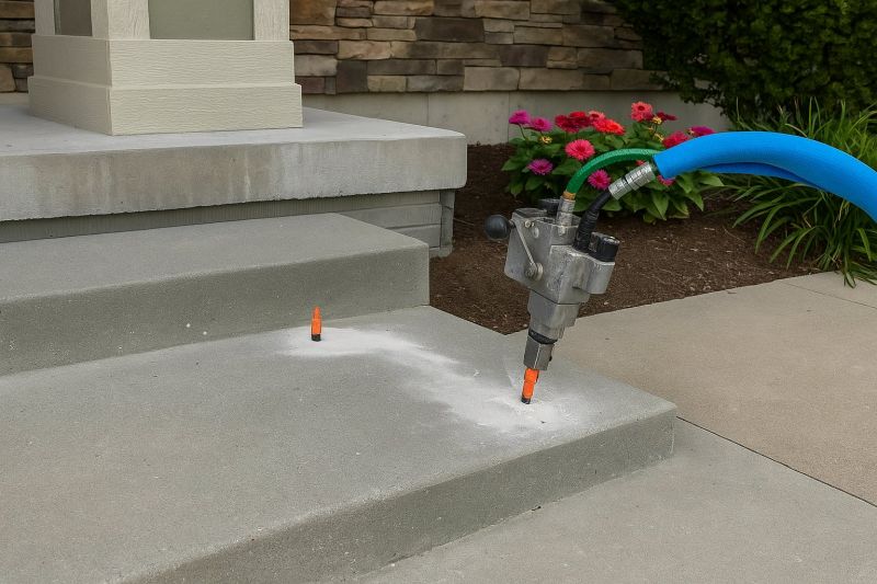 Concrete Mudjacking For Sunken Patios And Steps