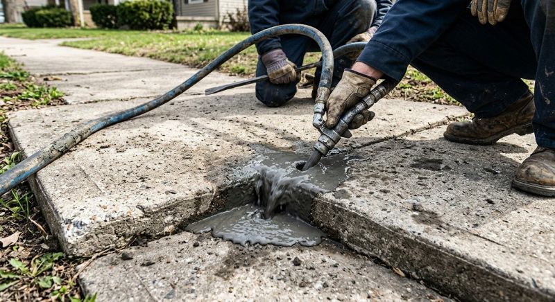 Concrete Settlement Repair in Columbus, OH