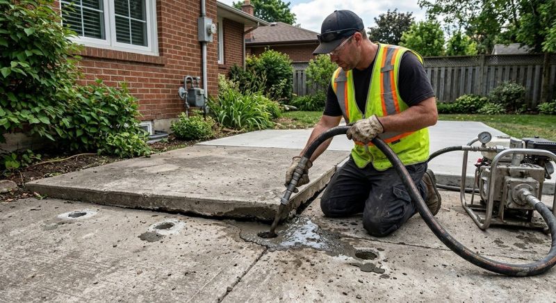 Concrete Settlement Repair in Des Moines, IA